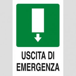 Cartello 'Uscita di emergenza'