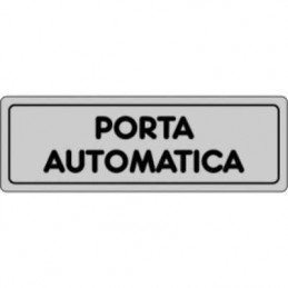 Etichetta 'Porta automatica'